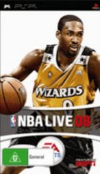 NBA Live 2008 PSP  box art
